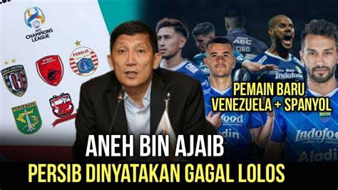 ANEH Persib Dinyatakan Gagal Lolos2 Pemain Baru Asal Venezuela Dan