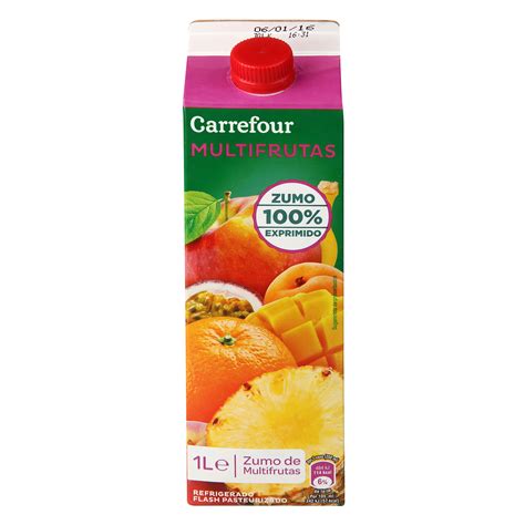 Zumo Multifrutas Carrefour Exprimido Brik L Carrefour Supermercado