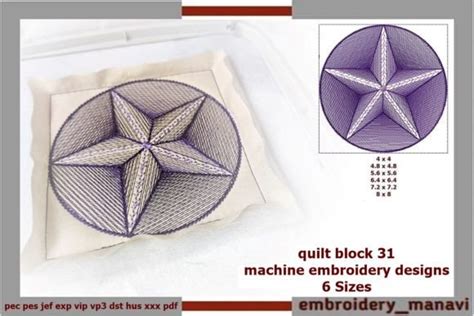 Quilt Block 31 · Creative Fabrica