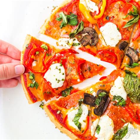 Paleo Almond Flour Pizza Crust 4 Ingredients Wholesome Yum