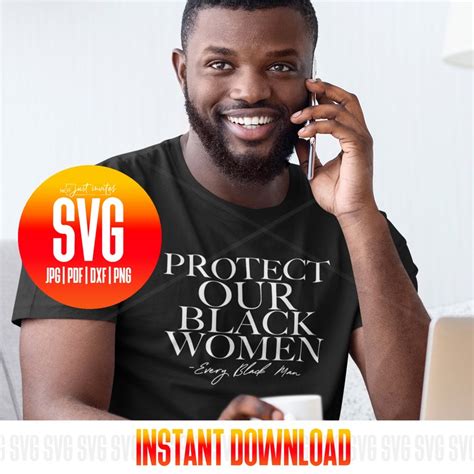 Protect Our Black Women Svg  Pdf Png Cricut Etsy