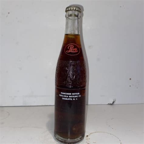 Full 10 Oz 1950s Pepsi Cola Soda Bottle Charlotte N C 4622870345