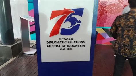 Australia Indonesia Resmikan Mural Kolaborasi 2 Negara Dan Logo