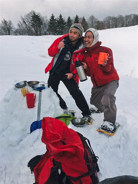 Snowshoeing up a Volcano in Toyooka, Hyōgo, Japan | Will Fly for Food