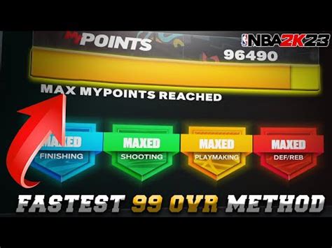 How To Hit 99 Overall FAST In NBA 2k23 The Fastest Most Effective