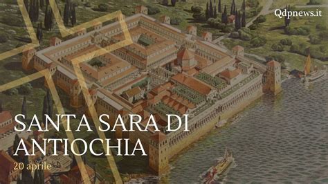 Santi beati e ricorrenze di oggi mercoledì 20 aprile Santa Sara di