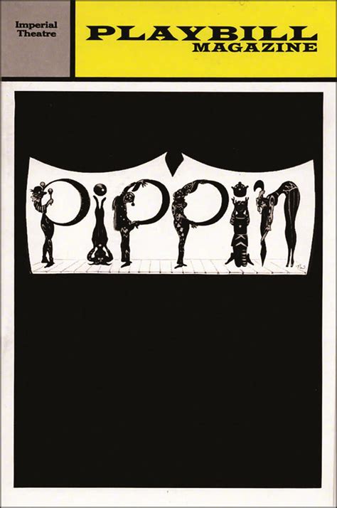 Pippin Broadway Imperial Theatre 1972 Playbill