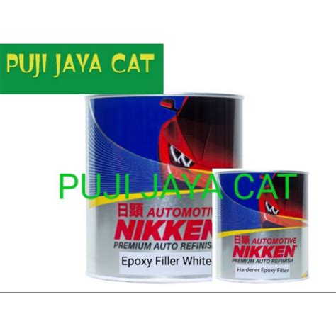 Jual Epoxy Filler White Putih Nikken Cat Dasar Duco Shopee Indonesia