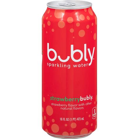 Bubly Sparkling Water Strawberry Soft Drinks Sullivans Foods