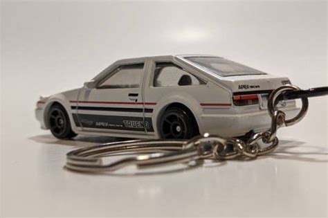 Toyota Corolla Ae Trueno Triple Bundle Keychain Hot Wheels Matchbox