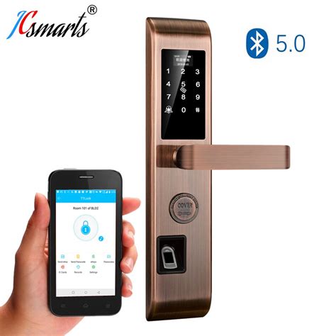 Bluetooth Fechadura Digital Fingerprint Lock Smart Card Digital Code Electronic Door Lock Home