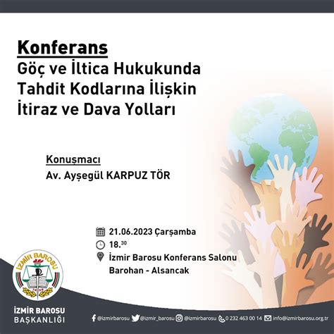 İzmir Barosu SavunmaSusturulamaz on Twitter Konferans Göç ve