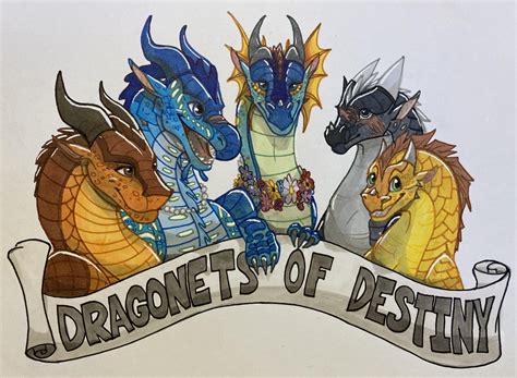 Dragonets Of Destiny Redraw Of A Piece From One Year Ago Rwingsoffire