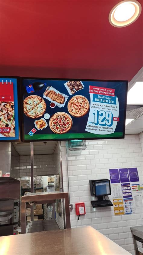 Menu At Dominos Pizza Dubai Media City Restaurant Uae Bbc Building