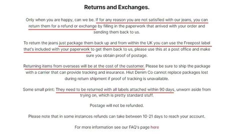 Return Merchandise Authorization Rma Termsfeed