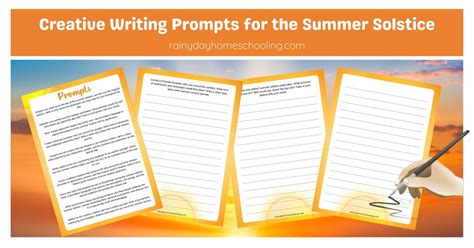 Free Printable Summer Solstice Creative Writing Prompts For Kids