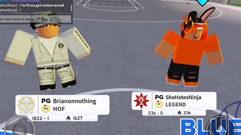 Dropping Off Undefeated HOF In Hoopz Roblox Basketball YouTube