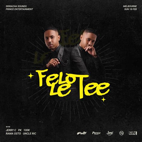 Megatix - Felo Le Tee: Melbourne Debut