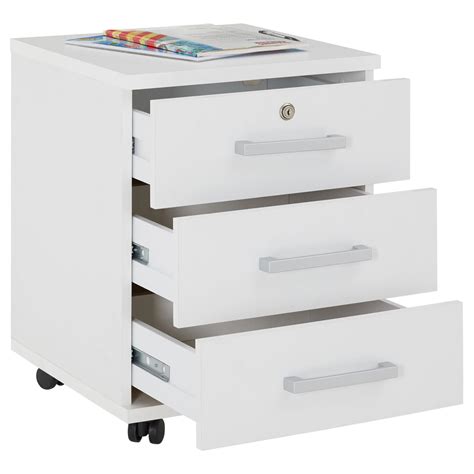 Caisson De Bureau Yoan Meuble De Rangement Sur Roulettes Avec