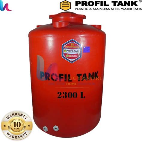 Jual Tangki Air Plastik Profil Tank 2300 Liter TDA Toren PLASTIK Tandon