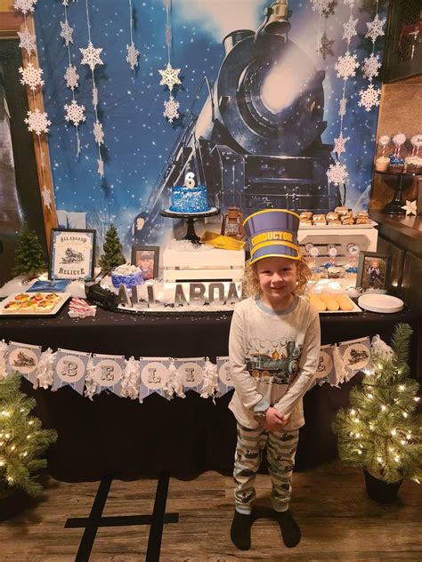 Polar Express Birthday Party Ideas Photo 4 Of 27 Catch My Party