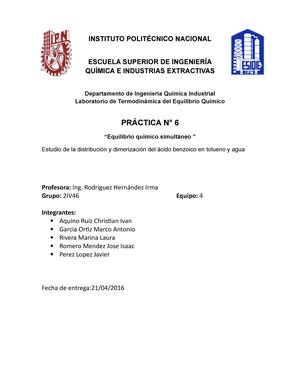 Proyecto Termodinamica Segunda Evaluaci N Parcial Instituto