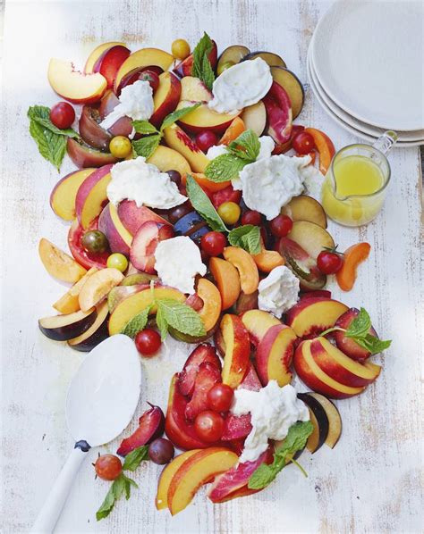 Stone Fruit And Burrata Salad What S Gaby Cooking