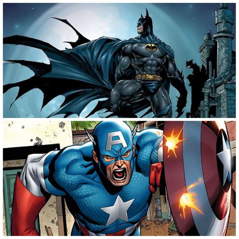 Captain America VS Batman - Battles - Comic Vine