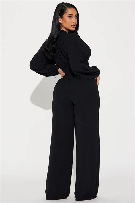 Miriam Jumpsuit Black Fashion Nova Jumpsuits Fashion Nova