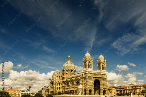 Marseille cathedral, Cathedrale Sainte-Marie-Majeure de Marseille, one ...