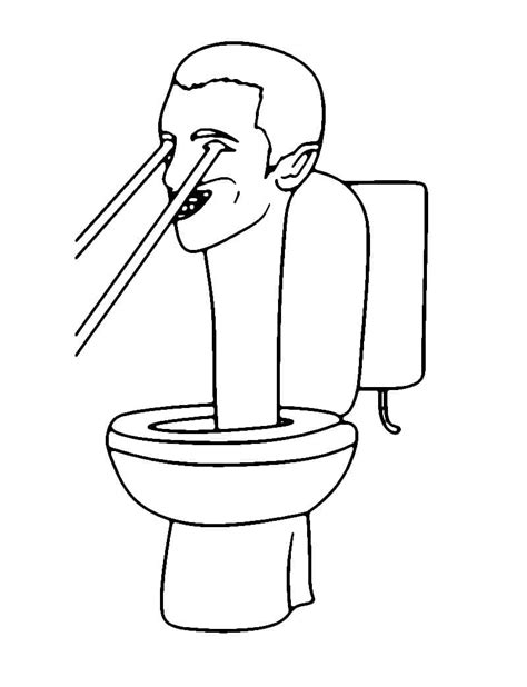 Desenhos De Skibidi Toilet Para Colorir Pintar E Imprimir