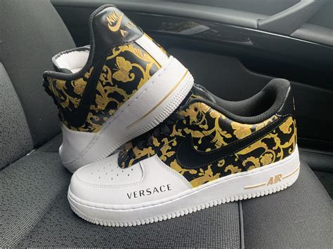 CUSTOM 18K GOLD V AIR FORCE 1 Derivation Customs Custom Sneakers