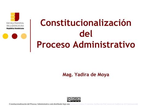 ENJ 100 Constitucionalización del Proceso Administrativo PPT