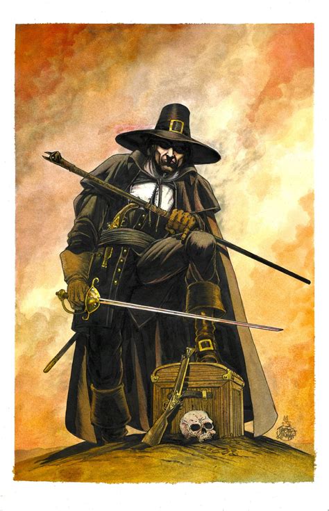 Solomon Kane, in Joe Murray's Timothy Truman Comic Art Gallery Room