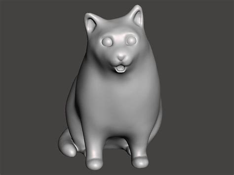 Huh confused cat meme 3D model 3D printable | CGTrader