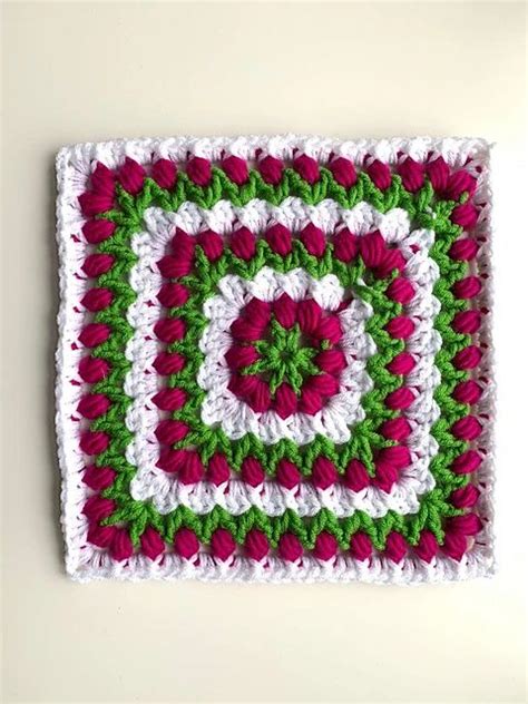 Traveling Afghan Square Pattern By Wilma Westenberg