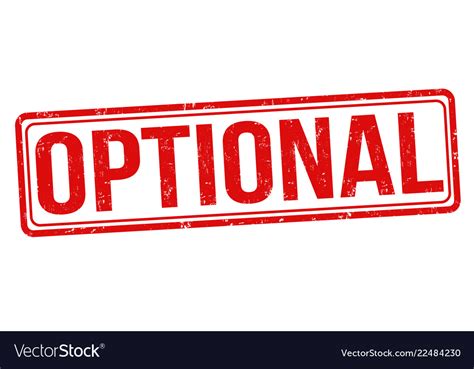 optional sign  stamp royalty  vector image