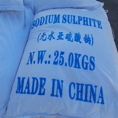 Industry Grade Anhydrous Sodium Sulfite Na2so3 99 Sodium Sulphite Price For Dyeing China