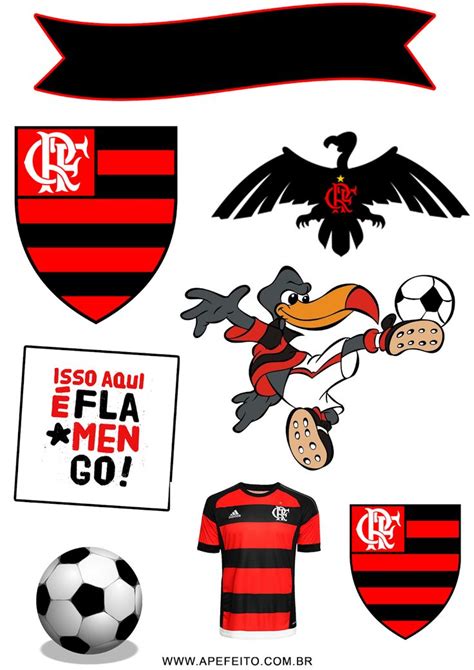 Topo De Bolo Flamengo Para Imprimir Aniversario Do Flamengo Festa Do