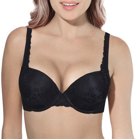 Vgplay Womens Sexy Lace Push Up Bra Soft Comfort Padded Underwired