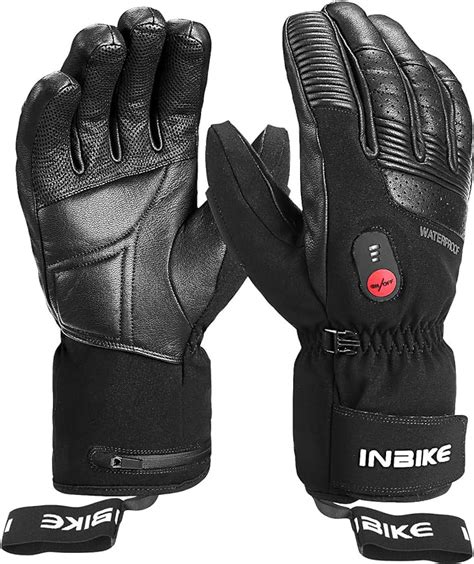 Inbike Guantes Calefactables Moto Invierno Con Dos Bater As De Iones De