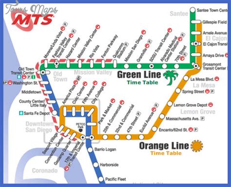 San Diego Subway Map