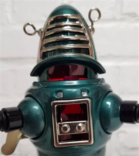 Robby The Robot Tin Toy Windup Astro Planet Version With Bendy Arms â€“ No Box Antique