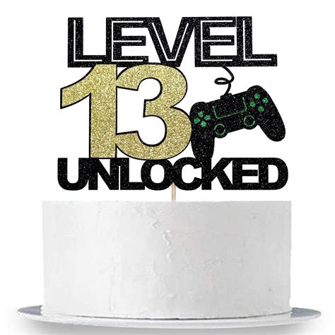 Buy Festiko Level Unlocked Cake Topper Official Teenager Th