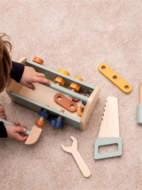 Bo Te Outils En Bois Trixie Multicolore Kiabi