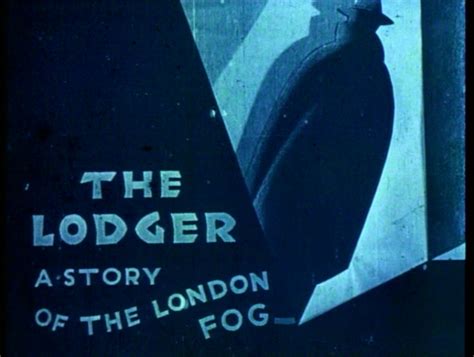 Alfred Hitchcock Collectors Guide The Lodger A Story Of The London Fog 1926 Part 2