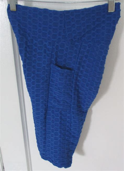 Honeycomb Bicycle Shorts Stretch Butt Lift Yoga Gym C Gem