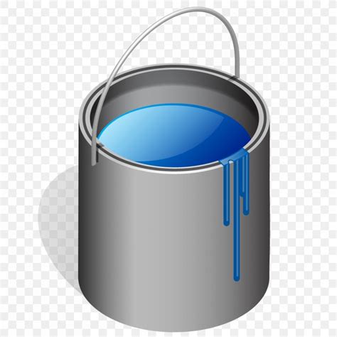 Paint Bucket Blue Clip Art, PNG, 1000x1000px, Paint, Blue, Brush ...