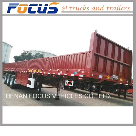 Tri Axle Ton Cargo Trailer Side Board Semitrailer Side Boards