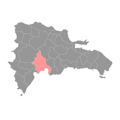 Mapa De La Provincia De Azua Divisi N Administrativa De La Rep Blica